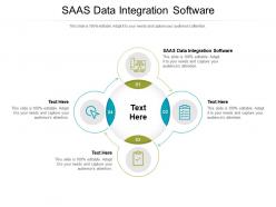 Saas data integration software ppt powerpoint presentation show ideas cpb