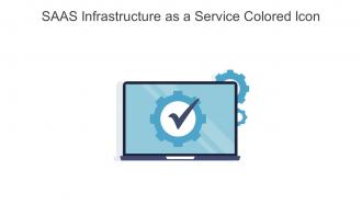 SAAS Infrastructure As A Service Colored Icon In Powerpoint Pptx Png And Editable Eps Format