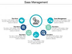 Saas management ppt powerpoint presentation infographics images cpb