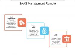 Saas management remote ppt powerpoint presentation outline files cpb