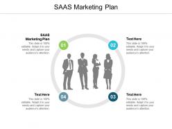 Saas marketing plan ppt powerpoint presentation outline design ideas cpb