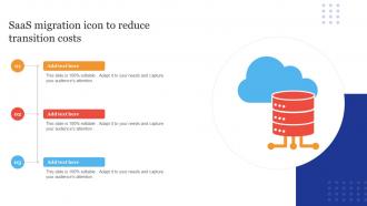 Saas Migration Icon To Reduce Transition Costs