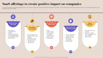 Saas Offerings To Create Positive Impact On Companies