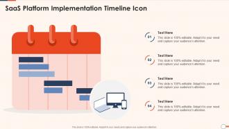 SaaS Platform Implementation Timeline Icon