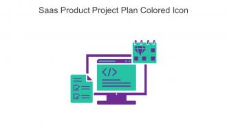 Saas Product Project Plan Colored Icon In Powerpoint Pptx Png And Editable Eps Format
