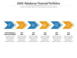 Saas rebalance financial portfolios ppt infographic template professional cpb