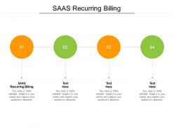 Saas recurring billing ppt powerpoint presentation outline objects cpb