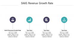 Saas revenue growth rate ppt powerpoint image cpb