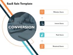 Saas sale website users ppt slides graphics template