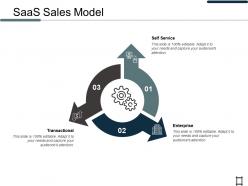 Saas sales model transactional ppt professional information