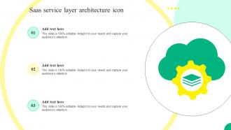 Saas Service Layer Architecture Icon