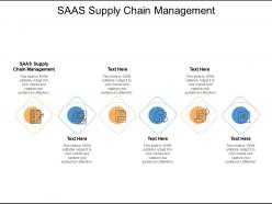 Saas supply chain management ppt powerpoint presentation introduction cpb