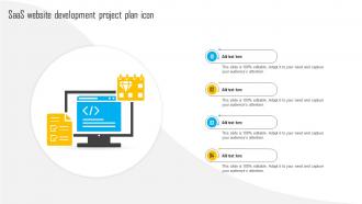 SaaS Website Development Project Plan Icon