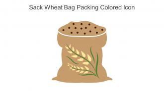 Sack Wheat Bag Packing Colored Icon In Powerpoint Pptx Png And Editable Eps Format