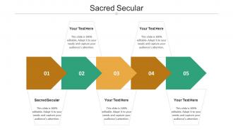Sacred secular ppt powerpoint presentation slides samples cpb