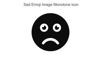 Sad Emoji Image Monotone Icon In Powerpoint Pptx Png And Editable Eps Format