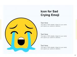 Sad Emoji Individual Pressure Emotion Messages Depicting