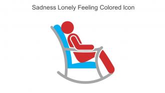 Sadness Lonely Feeling Colored Icon In Powerpoint Pptx Png And Editable Eps Format