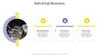 Safe Email Business In Powerpoint And Google Slides Cpb