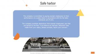 Safe Harbor Workplace Policy Guide For Employees