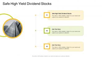 Safe High Yield Dividend Stocks In Powerpoint And Google Slides Cpb