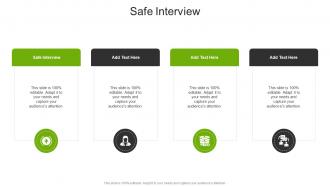 Safe Interview In Powerpoint And Google Slides Cpb