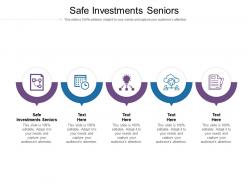 Safe investments seniors ppt powerpoint background image cpb