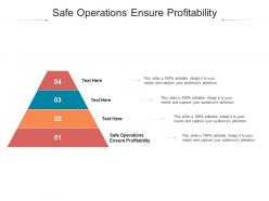 Safe operations ensure profitability ppt powerpoint presentation ideas portrait cpb
