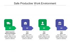 Safe productive work environment ppt powerpoint presentation summary templates cpb