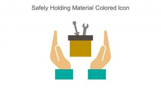 Safely Holding Material Colored Icon In Powerpoint Pptx Png And Editable Eps Format