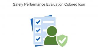 Safely Performance Evaluation Colored Icon In Powerpoint Pptx Png And Editable Eps Format