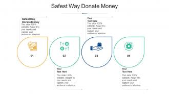 Safest way donate money ppt powerpoint presentation gallery backgrounds cpb