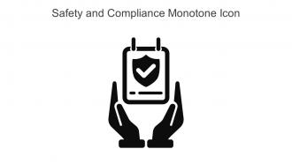 Safety And Compliance Monotone Icon In Powerpoint Pptx Png And Editable Eps Format