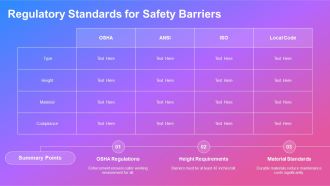 Safety Barriers Uses In Industry PPT Slides AT Unique Impactful