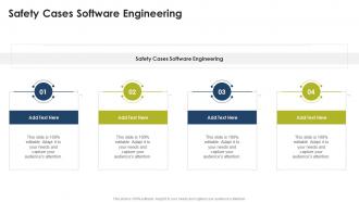 Safety Cases Software Engineering In Powerpoint And Google Slides Cpb