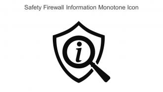 Safety Firewall Information Monotone Icon In Powerpoint Pptx Png And Editable Eps Format