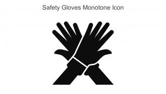 Safety Gloves Monotone Icon In Powerpoint Pptx Png And Editable Eps Format