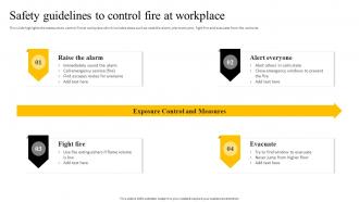 Safety Guidelines To Control Fire At Workplace Recommended Practices For Workplace Safety