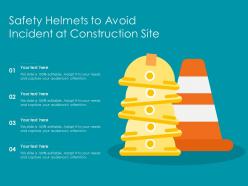 Safety Helmets To Avoid Incident At Construction Site