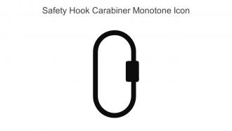 Safety Hook Carabiner Monotone Icon In Powerpoint Pptx Png And Editable Eps Format