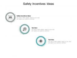 Safety incentives ideas ppt powerpoint presentation inspiration influencers cpb