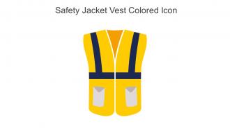 Safety Jacket Vest Colored Icon In Powerpoint Pptx Png And Editable Eps Format