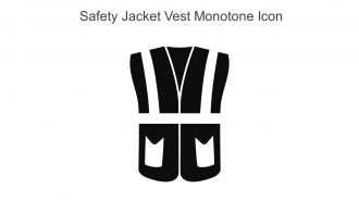 Safety Jacket Vest Monotone Icon In Powerpoint Pptx Png And Editable Eps Format
