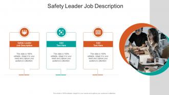 Safety Leader Job Description In Powerpoint And Google Slides Cpb