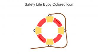 Safety Life Buoy Colored Icon In Powerpoint Pptx Png And Editable Eps Format