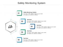 Safety monitoring system ppt powerpoint presentation summary icon cpb
