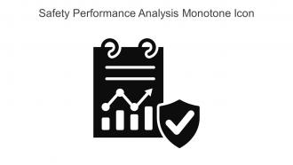 Safety Performance Analysis Monotone Icon In Powerpoint Pptx Png And Editable Eps Format