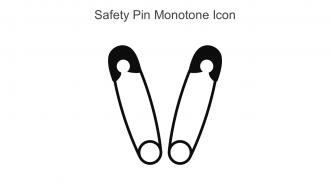 Safety Pin Monotone Icon In Powerpoint Pptx Png And Editable Eps Format