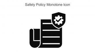 Safety Policy Monotone Icon In Powerpoint Pptx Png And Editable Eps Format