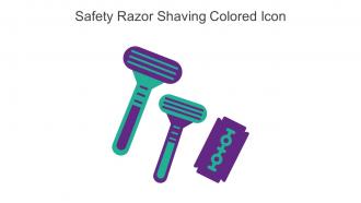 Safety Razor Shaving Colored Icon In Powerpoint Pptx Png And Editable Eps Format
